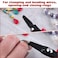 GOLD DEER 55 Inch Mini Flat Nose Pliers Thin Duckbill Pliers with Smooth Jaw for Jewelry Craft Making Beading Hobby Work Craft Supplies