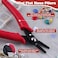 GOLD DEER 55 Inch Mini Flat Nose Pliers Thin Duckbill Pliers with Smooth Jaw for Jewelry Craft Making Beading Hobby Work Craft Supplies