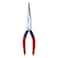 GOLD DEER 8 Inch Long NeedleNose Pliers With Serrated Jaw Chain Nose Pliers Side Cutters Mini Jewelry Pliers Mini Long Nose Pliers For Jewelry Making Bending Wire Cutting Soft Wires Redblue