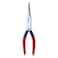 GOLD DEER 8 Inch Long NeedleNose Pliers With Serrated Jaw Chain Nose Pliers Side Cutters Mini Jewelry Pliers Mini Long Nose Pliers For Jewelry Making Bending Wire Cutting Soft Wires Redblue