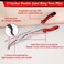 LEONTOOL 13 Inch Long Reach XL Pivot Ring Nose Pliers with Serrated Jaw for Hard to Reach Spaces