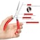 Outeels Needle Nose Pliers 6 Inch Precision Pliers with Extra Long Tapering and NonSerrated Jaws for Jewelry Making Bending Wire and Small Object Gripping Pack 1
