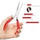Outeels Needle Nose Pliers 6 Inch Precision Pliers with Extra Long Tapering and NonSerrated Jaws for Jewelry Making Bending Wire and Small Object Gripping Pack 1
