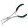 SPEEDWOX Mini Long Nose Pliers with Smooth Jaw Bent Long Reach Needle Nose Pliers for Jewelry Making Bending Wire and Small Object Gripping