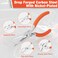 ValueMax 6Piece Pliers Set Includes 6 Inch 434 Inch Long Nose 6 414 Inch Diagonal 6 Slip Joint 8 Groove Joint Pliers Dipped Handle for DIY Home Use