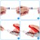 ALMOCN Coax Cable Crimper Tool Kit Coaxial Compression Tool Coaxial Cable Stripper with 5PCS RG6 F Type Connector Coaxial Compression Fitting 5PCS Coaxial Cable Extension Adapter