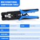 Delgada Coax Cable Crimper 3 in 1 Multifunctional Compression Adjustable Tool for F BNC RCARG58 RG59 RG6 Universal Wire strippe
