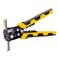 deli SelfAdjusting Wire Stripper 3in1 Automatic Wire Stripper Tool Wire Cutter Wire Crimping Tool for 1024 AWG Electriacl Cable Cutting Black and Yellow