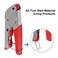 DIANN Coax Cable Crimper Coaxial Compression Tool Kit Wire Stripper with with 5pcs RG6 F Type Connector and 5pcs RG6 Coax Cable Extender 12pcs