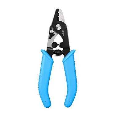 Duogalia VCFS33 Fiber Optic Stripper 3 Port Hole Fiber Optic Stripping Tool with 6 handle Hex Key Adjustable For Jacket Buffer and 125m250m Coating Stripping