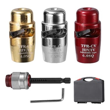 Eewudwok Drill Wire Stripper Cutter 254060 SQ Cable Stripping Tool With Wrench Ajustable Wire Stripping Drill Attachment for Hand Crank Drill 1 set