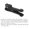 KELUSHI Fiber Optic Tool 45165 Fiber Loose Tube Transverse Fiber Optic Buffer Tube Coaxial Cable Stripper Coax Stripping Hand Tool
