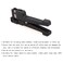 KELUSHI Fiber Optic Tool 45165 Fiber Loose Tube Transverse Fiber Optic Buffer Tube Coaxial Cable Stripper Coax Stripping Hand Tool