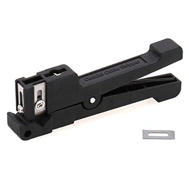 KELUSHI Fiber Optic Tool 45165 Fiber Loose Tube Transverse Fiber Optic Buffer Tube Coaxial Cable Stripper Coax Stripping Hand Tool