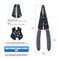Glarks 8 1022 AWG Multifunction Wire StripperCrimperCutter and 175Pcs Twist Nuts Caps Electrical Wire Connectors Screw Terminals with 5Pcs Electrical Tape Assortment Set