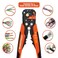 Jolitee HandyCraft 5in1 Wire Stripper Cutter Crimper Automatic Stripping Tool for 1024 AWG Electrical Wires MultiFunction Precision Hand Tool