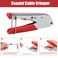 hrsyyl Coax Cable Crimper Tool Kit with 20pcs F Type RG59 RG6 Compression Connectors Coaxial Cable Stripper Coaxial Cable Compression Tool Kit
