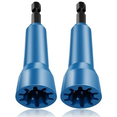 Taikula Wire Twister Tool Twist Wire Connector Socket Driver with 14 Chuck for electricians2 Packblue