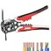 WGGE WG014 SelfAdjusting Insulation Wire Stripper For stripping wire from AWG 1024 3 in 1 Automatic Wire Stripping ToolCutting Pliers Tool Automatic Strippers with Cutters Crimper 8