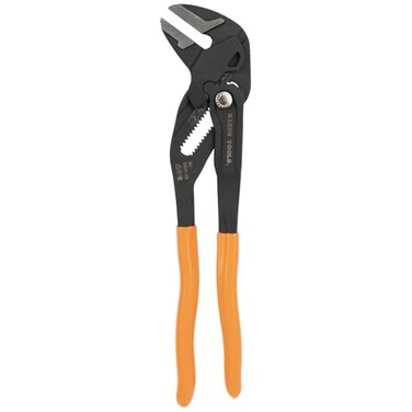 KLEIN TOOLS Klein Tools D53110 Compact Plier Wrench High Leverage MultiUse Adjustable Plier Wrench with Smooth Jaws 10Inch