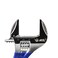 HQC 1 Piece Wide Opening Adjustable Wrench with Short Handle 6 inchChrome Vanadium Steel Forged Stubby Adjustable Wrench Spanner
