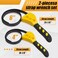Aniterbo Strap Wrench Set 2 Pack Adjustable up to 4 and 6 in Diameter Rubber Strap Wrench for Jar Opener Shower Head Oil Filter Water Filter Wrench