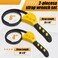 Aniterbo Strap Wrench Set 2 Pack Adjustable up to 4 and 6 in Diameter Rubber Strap Wrench for Jar Opener Shower Head Oil Filter Water Filter Wrench