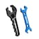 AOOSEDOO Adjustable AN Fittings Wrench AN Wrench for AN Hose Fitting Adapters AN Fitting Tool 3AN16AN Lightweight Aluminum Black With a Double Hose End Fitting Wrench 6AN SocketAN8 Bnut Blue