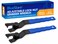 BlueStars Upgraded SEWA20 Grinder Wrench Universal Adjustable Spanner Locknut Grinder Wrench Compatible with Dewalt Bosch other Grinders 1030mm PACK OF 2