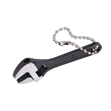 Chazcool Mini Adjustable Wrench 25 Inch Adjustable Spanner Wrench Mini Crescent Wrench for Industry and Auto Repair 25 inches black