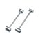CHIYUYISEN 2 Pcs Bright Door Gap Adjuster Flag Shaped Hinge Seam Adjuster Divine Tool for Door Hinge Seam Adjustment Wrench Tool
