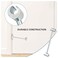 CHIYUYISEN 2 Pcs Bright Door Gap Adjuster Flag Shaped Hinge Seam Adjuster Divine Tool for Door Hinge Seam Adjustment Wrench Tool