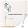CHIYUYISEN 2 Pcs Bright Door Gap Adjuster Flag Shaped Hinge Seam Adjuster Divine Tool for Door Hinge Seam Adjustment Wrench Tool