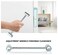 CHIYUYISEN 2 Pcs Bright Door Gap Adjuster Flag Shaped Hinge Seam Adjuster Divine Tool for Door Hinge Seam Adjustment Wrench Tool