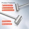 Dommsinon Door Hinge Adjustment Tool 1419mm DoubleEnded Hinges Gap Adjusting Wrench Heavy Duty Door Hinge Repair Tool for ResidentialFire Security Cleanroom Doors