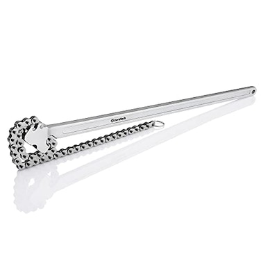 DURATECH 24 Inch Chain Wrench Adjustable Oil Filter Chain Wrench Fits Max 6 Inch Diameter for Pipe and Car Repair