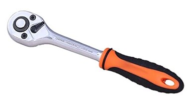 Edward Tools Harden Pro Socket Wrench 72 Tooth Reversible CRV Steel Quick Release Ratchet Wrench with Rubber Ergo Grip Handle Flip Switch for Forward and Reverse 12