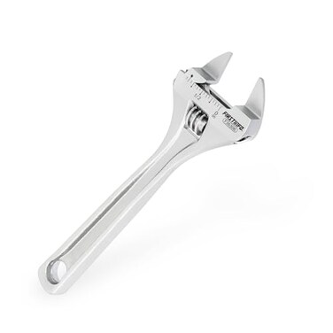 FIRSTINFO TOOLS FIRSTINFO F36306 6 Slim Jaw Adjustable Wrench Spanner 094 inch 239mm Jaw Capacity Metric SAE Scales ChromeVanadium Steel Construction