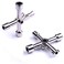 F.L.S FLS 4 in 1 Alloy TriangleSquare 4 Way Service Utility Cross TriangleSquare Keys for Train Electrical Elevator Cabinet Valve 2pcs Silver Key