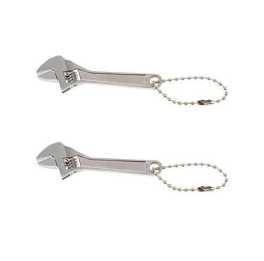 Juroicessry 2Pcs Mini Adjustable Wrench Adjustable Spanner Small Shifting Spanner Mini Repair Maintenance Hand Tool for Tightening or Loosening Nuts and Bolts Adjustable Wrenches