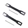 KAZFFD 3333 Earthquake Survival Tool Emergency Gas Shut Off WrenchMain Gas Valve ShutOff Tool BlackGas Shut Off Wrench 2Pcs