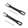 KAZFFD 3333 Earthquake Survival Tool Emergency Gas Shut Off WrenchMain Gas Valve ShutOff Tool BlackGas Shut Off Wrench 2Pcs