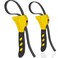 KONON Strap Wrench Set Adjustable Rubber Belt Wrench for Oil Filter Wrench Set Jar Opener Shower Head Water Filter 4 Small 6Large 2pack