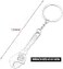 Galepromot Mini Spanner WrenchCopper Multifunctional Mini Metal Adjustable Creative Tool Wrench Spanner Key Chain Ring Keyring Adjustable Pocket Tools Practical Small Adjustable Wrenches Convenient To
