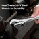 TOOLMAYS Adjustable Wrench Set Forged 6 8 10 Heat Treated Chromeplated Wrench Set Max jaw capacity 138