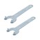 Utoolmart 2Pcs Angle Grinder Wrench Iron Lock Nut 2 Prong Zinc Plating Finish Spanner for Dewalt Milwaukee Makita Black Decker Ryobi