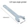 Utoolmart 2Pcs Angle Grinder Wrench Iron Lock Nut 2 Prong Zinc Plating Finish Spanner for Dewalt Milwaukee Makita Black Decker Ryobi