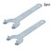 Utoolmart 2Pcs Angle Grinder Wrench Iron Lock Nut 2 Prong Zinc Plating Finish Spanner for Dewalt Milwaukee Makita Black Decker Ryobi