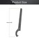 Utoolmart C Hook Spanner Wrench Collet Chuck for 2832mm Round Nut 1pcs