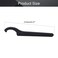 Utoolmart C Hook Spanner Wrench Collet Chuck for 5562mm Round Nut 1pcs